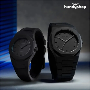 Luxury Arabic Aura Watch with Black Arabic Numeral Dial and Maala Bee Strap