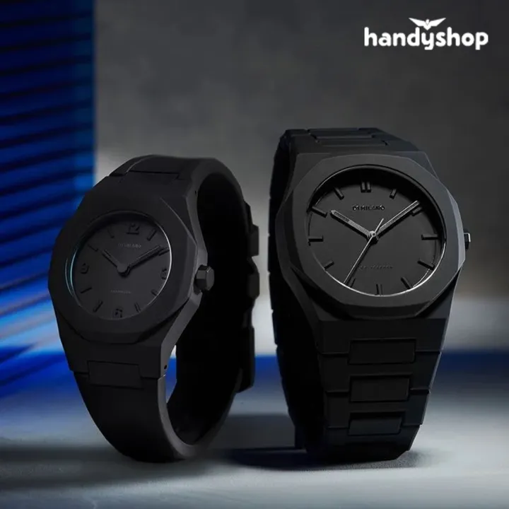 Luxury Arabic Aura Watch with Black Arabic Numeral Dial and Maala Bee Strap