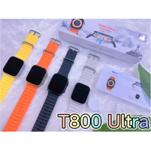 T800 Ultra Smartwatch with 1.99-inch full touch display, Bluetooth calling, and fitness tracking features – stylish smartwatch for men and women