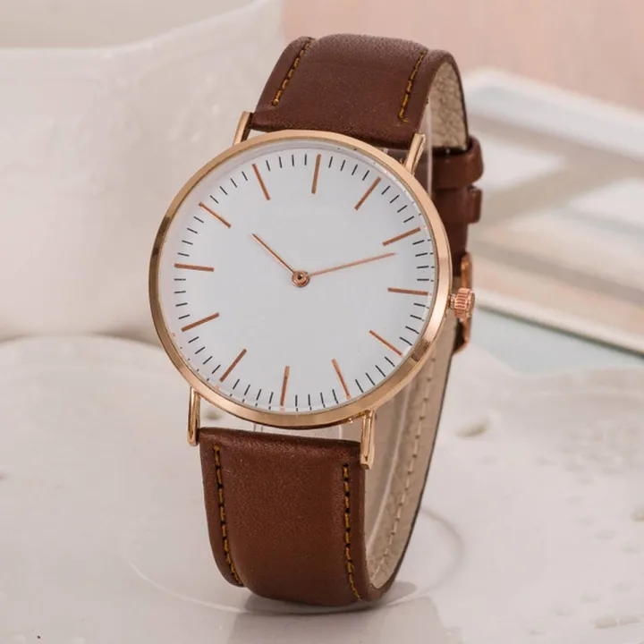 NEW COLLETION Brown Strap Watches For MEN AND Women