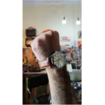 Getups leather strap quartz wrist watch for men – waterproof, day & date display, stainless steel case