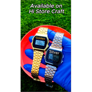 Stainless Steel Strap Men Business Watch Vintage LED Digital Sports Watches Electronic Wrist Band