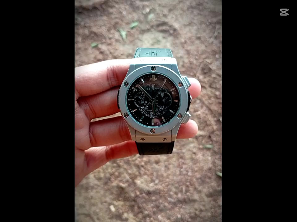 Premium Hublot Watch for Boys & Men – First Copy Luxury Timepiece with MasterLock Leather Strap | Stylish & Durable Watch for Boys| High-Quality Watch Box Included | Elevate Your Style with Hublot Watches for Mens.