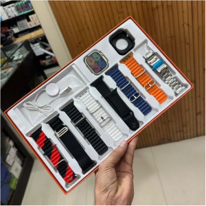 Y80 8 in 1 Ultra Smart Watch - 2.02 HD IPS Bluetooth Calling Function Touch Control Smartwatch - - Branded Watches for Men - Sports Watch - Smart Watch for Boys and Girls - 49MM Dial Size - Built-in Games - Bluetooth Calling
