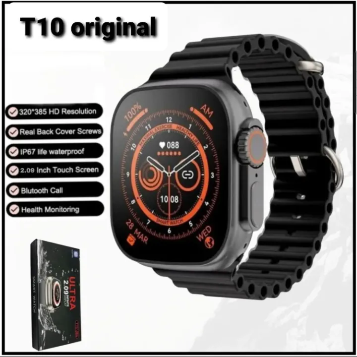 T900 Ultra / T10 Ultra Smart Watch 49mm Real Screw Smartwatch9 Ultra Health Monitor Wireless Charger Smart Watches Men Women Fitness Band 8 / T800 Ultra Smart Watch / T900 Ultra Smart Watch