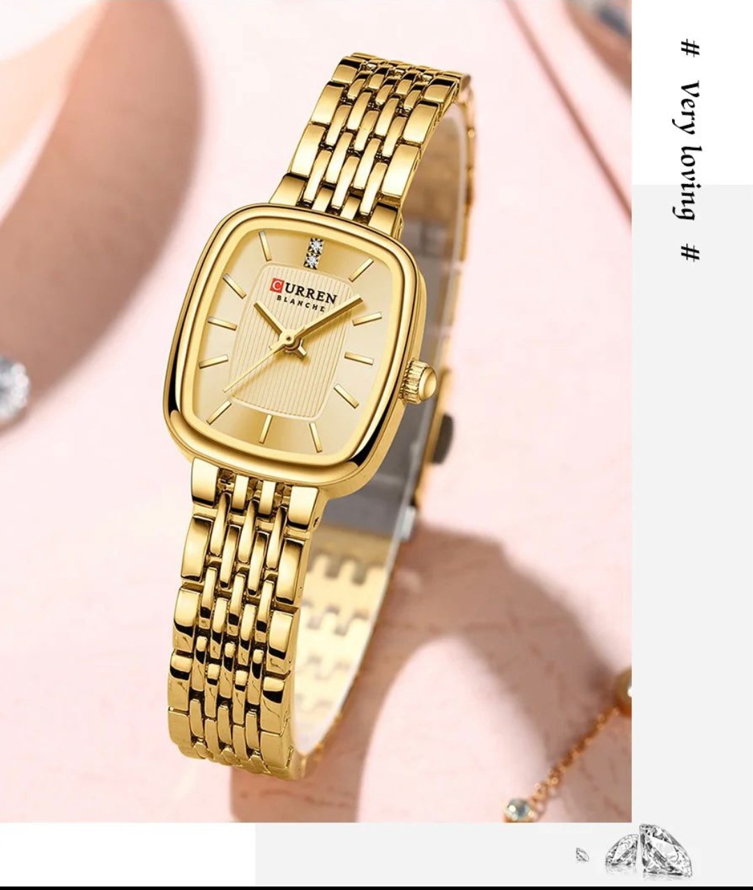 Authentic Luxury CURREN Original Women's Watch Design